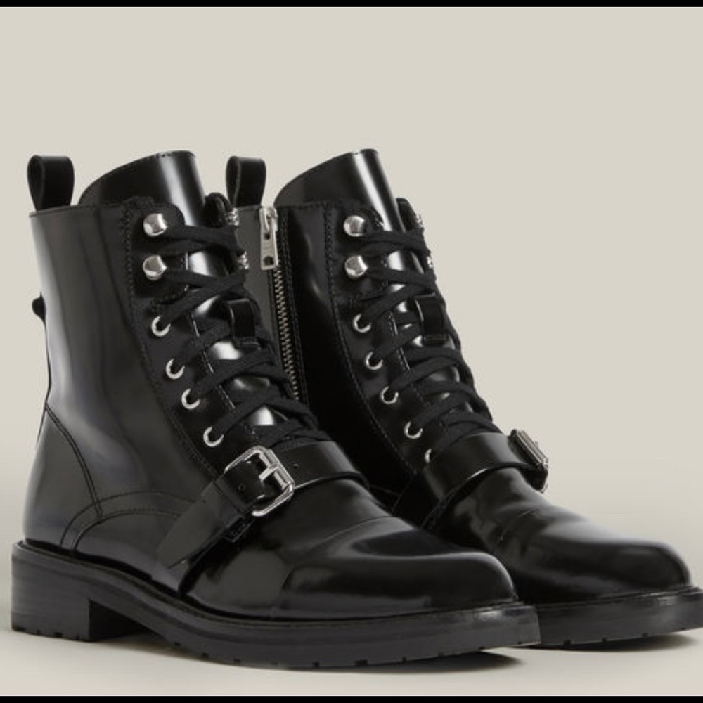 All Saints Donita combat boots